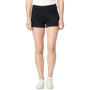 WallFlower Sassy Shorty Shorts Women Juniors 3 26 Black Insta Soft Cuffed NEW